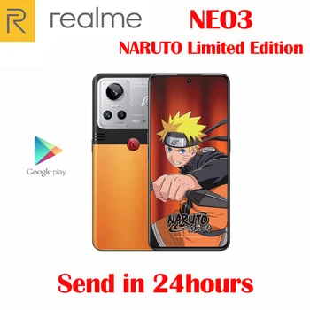 Оригинальный Новый Мобильный Телефон Realme GT Neo 3 Neo3 5G NARUTO Ограниченной серии Dimensity8100 6,7 дюйма 4500 мАч 150 Вт Dash Charge 50MP NFC