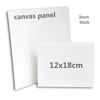 12x18cm хорошее качество белая холщовая панель для студенческой краски поставщик