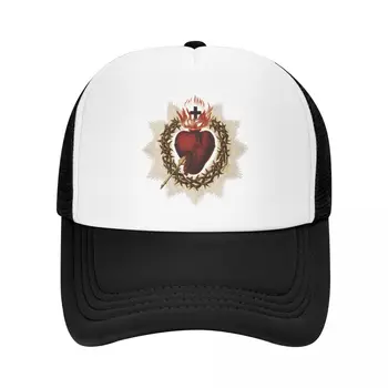 Пресвятого Сердца Иисуса-католический бейсболка сетка шляпа для мужчин женщин хип-хоп кепки регулируемые кепки