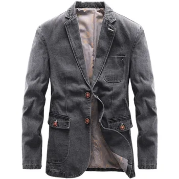Осенняя новая мужская куртка Slim Fit со стоячим воротником, куртка на молнии, мужская однотонная куртка, мужская деловая приталенная мужская куртка, куртки с длинными рукавами