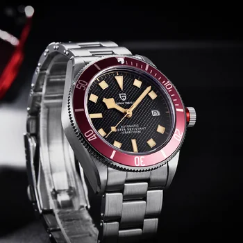 Новые механические часы PAGANI DESIGN BB58 для мужчин, роскошные Автоматические часы для мужчин, NH35A, 100-метровые часы для дайвинга, мужские сапфировое стекло