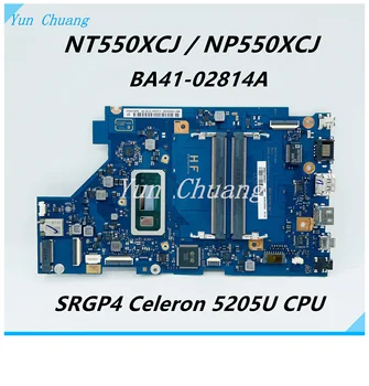 BA41-02814A Для Samsung NP550XCJ NT550XCJ Материнская плата Ноутбука С процессором 6405U/5205U UMA DDR4 BA92-20864A Материнская Плата 100% Работает