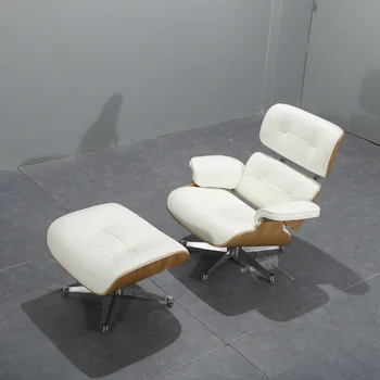Роскошное Офисное Кресло Руководителя Boss Из Белой Кожи Современного Дизайна, Поворотная Удобная Офисная Мебель