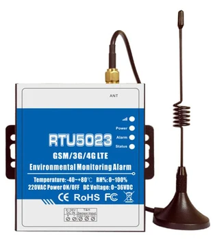 Оповещение о мониторинге температуры GSM 3G 4G, влажности, отключении питания, удаленная SMS-сигнализация для холодильного склада, аптеки RTU5023 С датчиком