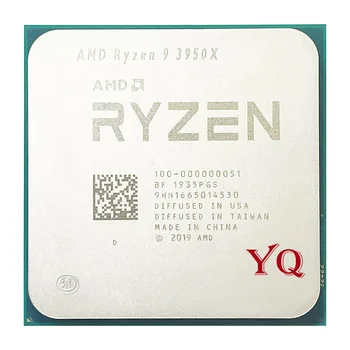 AMD Ryzen 9 3950X R9 3950X 3,5 ГГц 16-ядерный 32-потоковый процессор 7 Нм L3 = 64 М 100-000000051 Сокет AM4