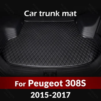 Коврик в багажник автомобиля для PEUGEOT 308S 2015 2016 2017 Автомобильные аксессуары на заказ, украшение интерьера авто