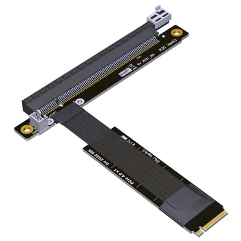 Для RTX3090 RX6800xt Графический видео Удлинитель PCIe 4.0 x16 16G/bps к M.2 для NVMe Riser Кабель Без USB GPU/WK для A/N карты