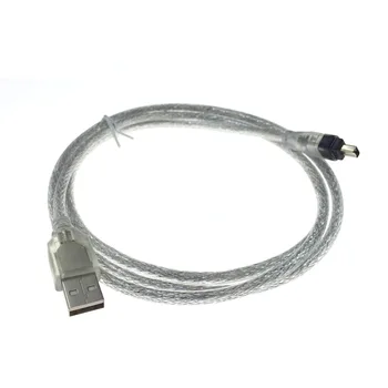 100-сантиметровый разъем USB для подключения к Firewire IEEE 1394, 4-контактный разъем iLink, кабель-адаптер для DCR-TRV75E DV