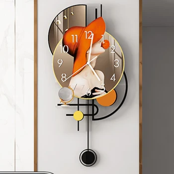 Креативные Настенные Часы Современный Дизайн Гостиной Классический Интерьер Светящиеся Настенные Часы Необычные Reloj Pared Room Organizations AB50WC