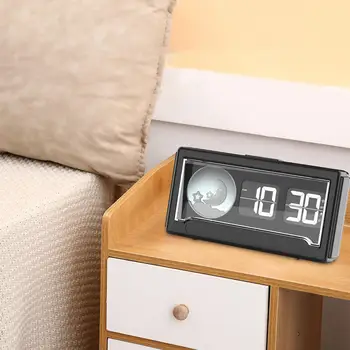 Часы с автоматическим переворачиванием Ретро Настольные часы Винтажные часы для спален Украшения дома