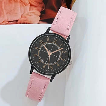 2023 Новые часы Простые цифровые часы с матовым ремешком Женские кварцевые часы