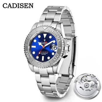 Мужские механические часы CADISEN 2023, лучший бренд класса люкс, автоматические мужские часы NH35 Sapphire, водонепроницаемые спортивные часы Reloj Hombre