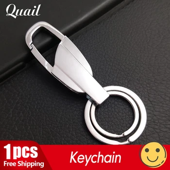 Кожаный брелок с пряжкой на талии, металлическое мужское кольцо для ключей, черная застежка, креативный брелок для ключей 