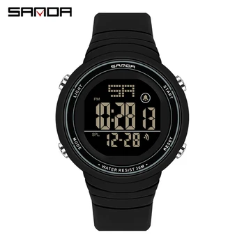 Мода Sanda 2021, новый Топовый бренд, спортивные женские часы, повседневные водонепроницаемые Светодиодные цифровые часы, женские наручные часы, часы