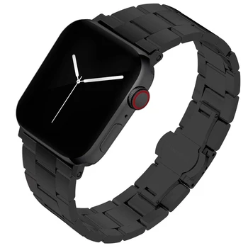 Pulseira для Apple watch ремешок из нержавеющей стали Металлический для iwatch apple watchband серии 5 4 3 2 1 ремешок 42 44 мм 38 мм 40 мм браслет