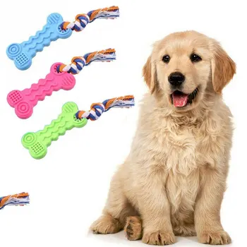 Игрушки Для домашних собак, игрушки с волнистым печеньем, TPR Резиновые зубные игрушки, устойчивые к укусам,