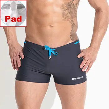 Мужские плавки с эффектом пуш-ап, шорты для плавания Desmiit, сексуальный купальник для геев, пляжная одежда, купальный костюм, боксерский бриф Zwembroek Man