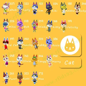 NFC-карта Cat Species Animal Crossing для NS Games Switch 3DS