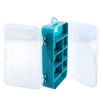 Двусторонний ящик для хранения инструментов Пластиковый ящик для деталей Винтовой компонент ящик для инструментов Тонкое мастерство