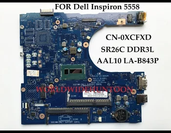 StoneTaskin Отремонтированный AAL10 LA-B843P для Dell Inspiron 15 5458 5558 5758 Материнская плата ноутбука XCFXD SR26C I5-5250U I5-5200U Тест