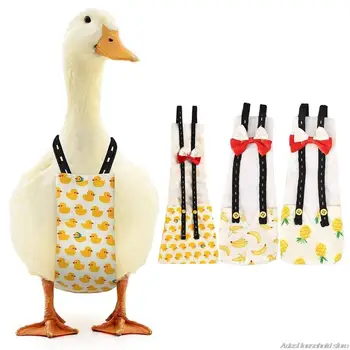 Комбинезон с милым бантом, летный костюм Cole Duck, Подгузники для домашних птиц, Одежда для маленьких животных