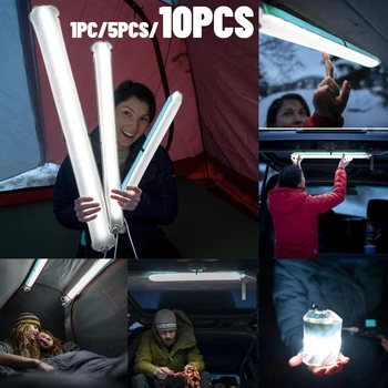 Надувная Палатка, Портативный Походный Фонарь, USB-фонарь для кемпинга, Складные Надувные Фонари, Наружное Освещение, Принадлежности для кемпинга