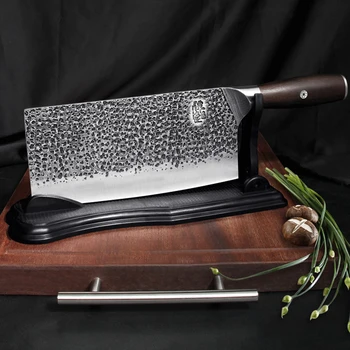 Кухонные ножи ручной ковки острый нож для нарезки мяса высокой твердости кухонный нож для разделки мяса специальные ножи шеф-повара 9CR19MOV Tang Knife