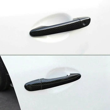 8 шт. крышка ручки наружных дверей автомобиля из углеродного волокна для Ford Focus Escape Kuga-Ranger 2013-2018 Замена