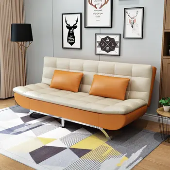 Тканевый диван-кровать с технологией без стирки, складной, многоцелевая гостиная, комната для аренды квартиры