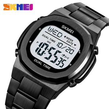 SKMEI 2004 Спортивные цифровые мужские часы люксового бренда, мужские электронные часы, будильник, Календарь, водонепроницаемые наручные часы reloj hombre