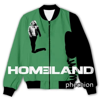 phechion Новая мужская/женская повседневная куртка с 3D-принтом Homeland, модная уличная спортивная куртка и пальто Q02