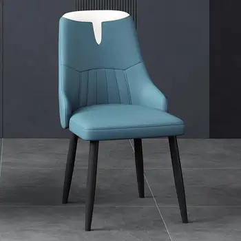 Роскошные стулья для гостиной в скандинавском стиле, Металлические Одноместные Эргономичные Офисные стулья для гостиной, Кухонные Мягкие Cadeiras Предметы домашнего обихода XY50DC