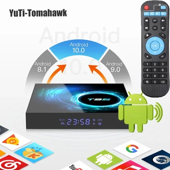Android TV Box Android 10 T95 6K H616 Четырехъядерный Медиаплеер Play Store Бесплатная Быстрая Android Smart Tv Приставка PK H96max