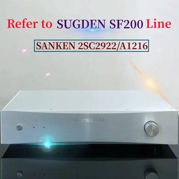 Обратитесь к британской линейке SUGDEN SF200, двухканальному усилителю мощности звука HiFi, SANKEN 2SC2922 / A1216, дифференциальному входу FET