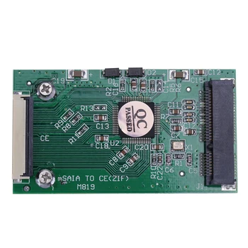 1 шт. SSD-накопитель Mini SATA mSATA PCI-E для IPOD на 40pin 1,8-дюймовую преобразовательную карту ZIF CE
