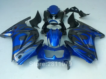 Комплект обтекателей для литья под давлением Kawasaki Ninja 250R EX250 08 09 10 11 12 13 14 сине-черный комплект обтекателей ZXR250 2008-2014 TR01